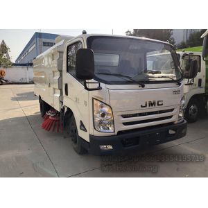 Buy cheap JMC 4X2 LHD Diesel Engine Vacuum Road Sweeper Truck from wholesalers