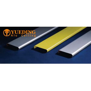 Interior Linear Aluminum Strip Ceiling Panel Suspended Customized