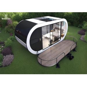 Buy cheap 1-2 People Small Capsule House Customizable With Extended Balcony product