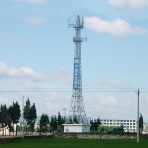 Buy cheap 80m Q345B Steel Structure Tower For Communication from wholesalers