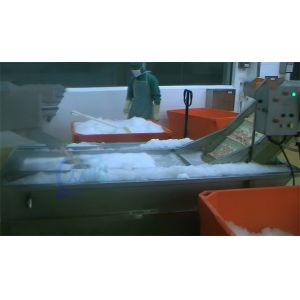 Buy cheap Seafood Processing Plant Frozen Fish And Shrimp Washing Water Cycle Thawing Machine Shrimp Processing Washing Machine from wholesalers