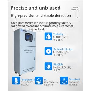 PH ORP EC TDS Salinity DO FCL Turbidity Analyzer for Monitoring of Swimming Pool