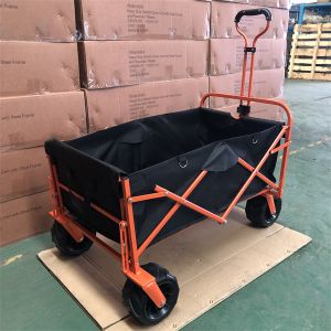 Buy cheap PVC Wheel Garden Folding Trolley Camping Beach Collapsible Folding Wagon from wholesalers