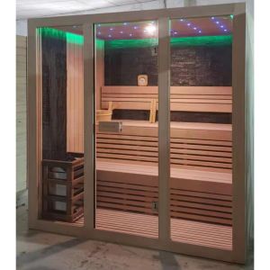 2000Lx1500Wx2000H mm Sauna Room Wet Dry Sauna And Steam Room