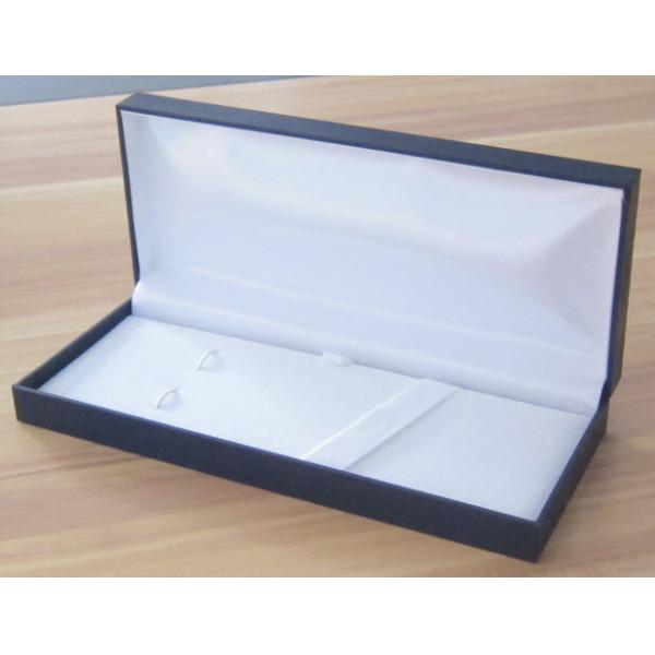 Buy cheap Rectangular Classic Blue plastic pen Boxes packed in Leatherette paper from wholesalers