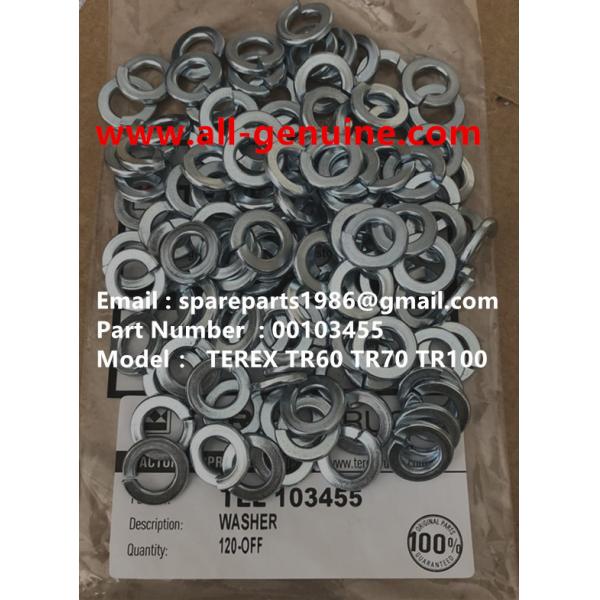 00103455 WASHER TEREX NHL DUMP TRUCK TR35 TR50 TR60 TR100 CUMMINS ALLISON UNIT