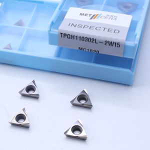 China TiCN Cermet CNC Turning Inserts TPGH1103 with 2W15 Sharp Finish Chip Breaker Metal Material High Wear Resistance Advantage on sale
