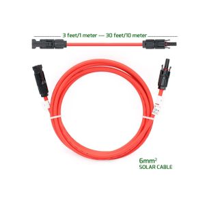 Buy cheap Flexible Connection Solar Cable 3m 4mm2 Extension 30A Rated Current from wholesalers