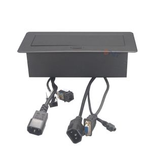Buy cheap Hot sale multimedia power data ports concealed desk pop up power outlet from wholesalers