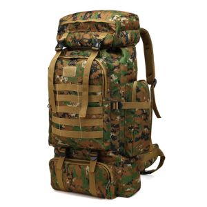 Buy cheap Polyester Lining 80L Large Capacity Camping Hiking Backpack for Traveling and Trekking from wholesalers