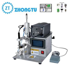 China Ceramic Heating Element Semi Automatic Soldering Machine for Precise Soldering Process on sale