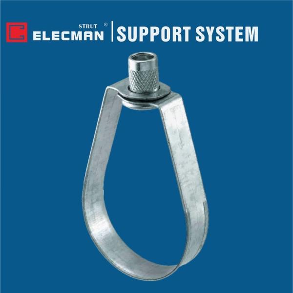 Buy cheap Galvanized Steel E-Z Grip Conduit Hanger Clamp Electrical Conduit Hangers With Knurled Nut from wholesalers