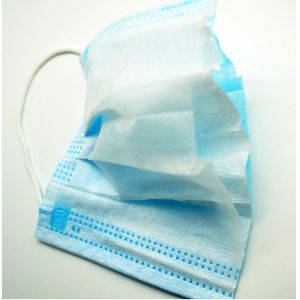 Buy cheap Meltdown Fabric Disposable Face Mask With Earloop Anti Covid 19 3 Layer Protection from wholesalers