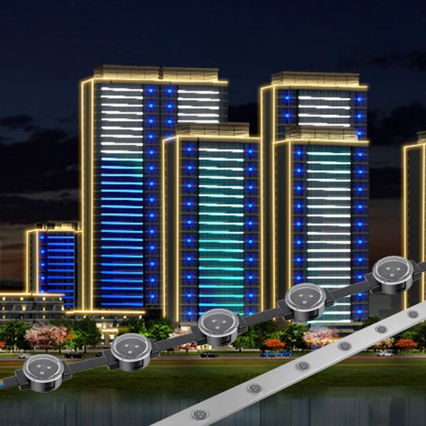 Quality 30mm 0.75w DC12v LED Point Light Source with RGB LED Module for Outdoor Waterproof Applications for sale