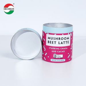Custom Design Food Grade Tea Container Packaging Recyclable Material Luxury