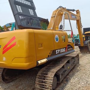 Buy cheap Excellent Condition Used Sany SY155C Excavator with Original Hydraulic Pump Year 2016 from wholesalers