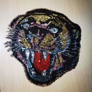 Buy cheap Fashion Embroidery Custom Patch Pearl Self Adhesive Printed Gold Glitter from wholesalers