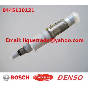 Buy cheap BOSCH 0 445 120 121 Genuine Common rail injector 0445120121 / 4940640 for Cummins ISLE engine from wholesalers