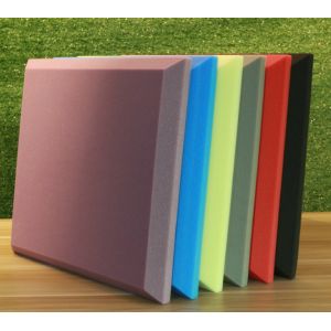Buy cheap Flat 50mm Soundproof Foam Panel Absorb Voice High Density product