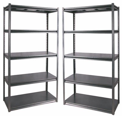 Quality 150kg Adjustable Steel Long Span Shelving With Column Slot Design for sale