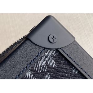 Unisex Soft Trunk Virgil Abloh Shoulder Bag With Zipper Open