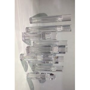 Buy cheap Crystal Clear Empty Lipstick Tubes 6ml Custom Lip Gloss Containers from wholesalers