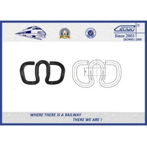 SKL Elastic Rail Clips Clamp Oxide Black / Galvanize 60Si2Mn for Railway System