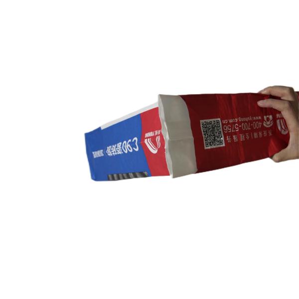 Pasted Valve Custom Size Multiwall Paper Bags With Valve And Printing