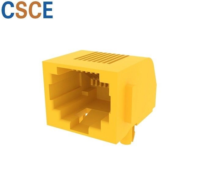 Buy cheap Plastic Housing PBT RJ45 8P8C RJ45 Modular Jack , Right Angle 8P8C Modular Connector For Networking from wholesalers