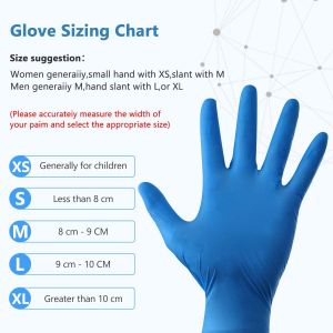 Buy cheap Disposable Medical Nitrile Examination Gloves 9 Inch For Laboratory from wholesalers