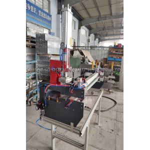 Buy cheap Compression Air 3000mm PU Conveyor Belt Punching Machine Finger Punching Machine from wholesalers