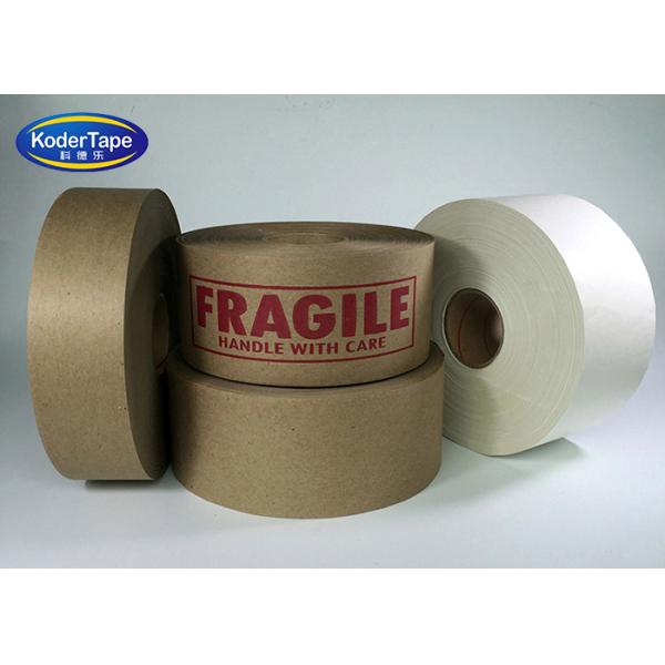 Quality Environmental Gummed Brown Paper Tape For Carton Sealing Bunding for sale