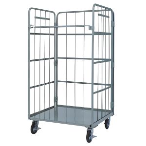 200KG Galvanized Welded Steel Nesting Foldable Storage Warehouse Logistic