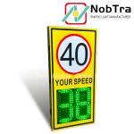 Buy cheap Solar Powered LED Radar Speed Sign with Variable Speed Limit Detection from wholesalers