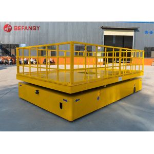 Buy cheap 80T Load Steerable Transfer Trolley With Warning Alarm from wholesalers