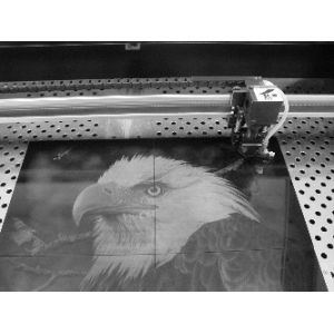 Buy cheap Laser Cutter Water Cooling CO2 Laser cutting Leather Machine Stable Performance and use for all non-metal material from wholesalers