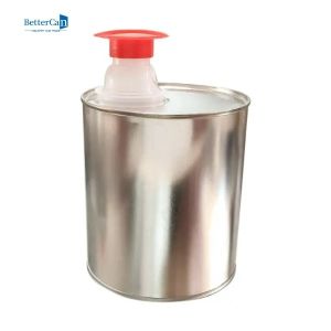 Buy cheap Metal Tin Container Manufacturers 500ml Paint Tins With Pull Cap from wholesalers