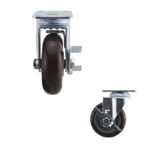 OEM 232lbs Locking Medium Duty Casters For Transport Trolley