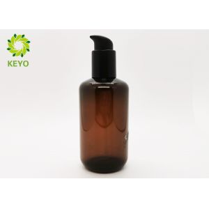 Buy cheap Amber Shampoo And Conditioner Bottles / Empty Plastic Pump Bottles 150ml from wholesalers