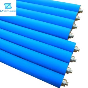 Buy cheap Smooth Engraved Flexo Printing Machine Parts 12mm 14mm Single Side Wall Rubber Coatted Pinch Roller from wholesalers