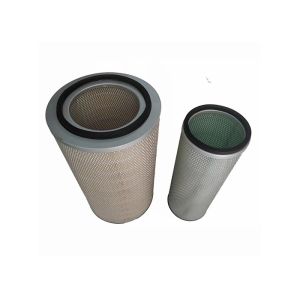China Pleated Industrial Cartridge Air Filters 304l Steel 0.1 Micron Dust Collector Filter on sale