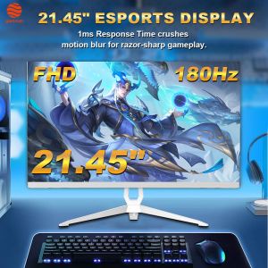Buy cheap Black Color 21.45 Inch Gaming Monitor QHD UHD Resolution 180Hz With HDMI & Display Port from wholesalers