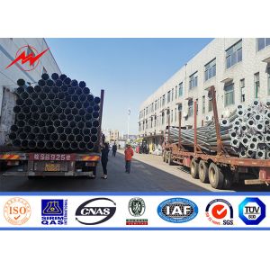 Buy cheap 9 Meter 13.4kn Galvanization Surface Treatment Tubular Pole For Electrical Line from wholesalers