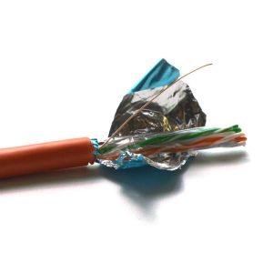 FTP Ethernet Patch Cable With Shielding Cat 7 LAN 24AWG Gauge LSZH