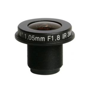 1/4" 1.05mm 3Megapixel M12 mount wide-angle 185degree fisheye lens for panoramic