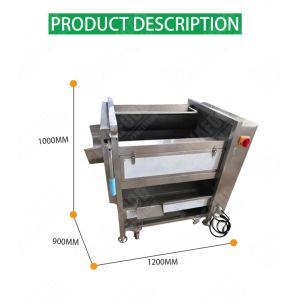 Automatic Taro Cassava Potato Washing Peeling Machine Fresh Ginger Peeler