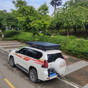 Overland XL Robust Z Rooftop Tent With 2.3m Telescopic Ladder