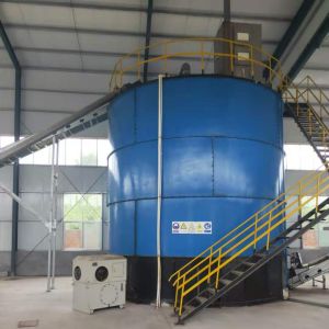 250m3 Fertilizer Pellet Machine Chicken Manure Fermentation Machine