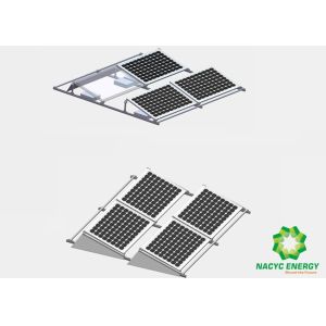 Buy cheap Complete Ballasted Solar Mounting Systems Structure Aluminum Solar Panel Frame  Solar Panel Bracket Aluminium from wholesalers