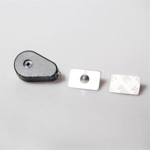 Teardrop Pullbox Anti Theft Tether with Adhesive Metal Plate Endfitting